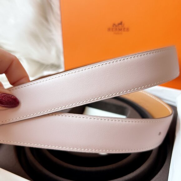HERMES Constance Reversible  H Belt, Size 80-NEW main image 10